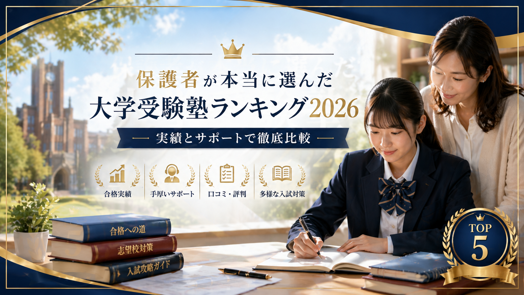 保護者が選ぶ大学受験塾おすすめ　ランキング2026年版