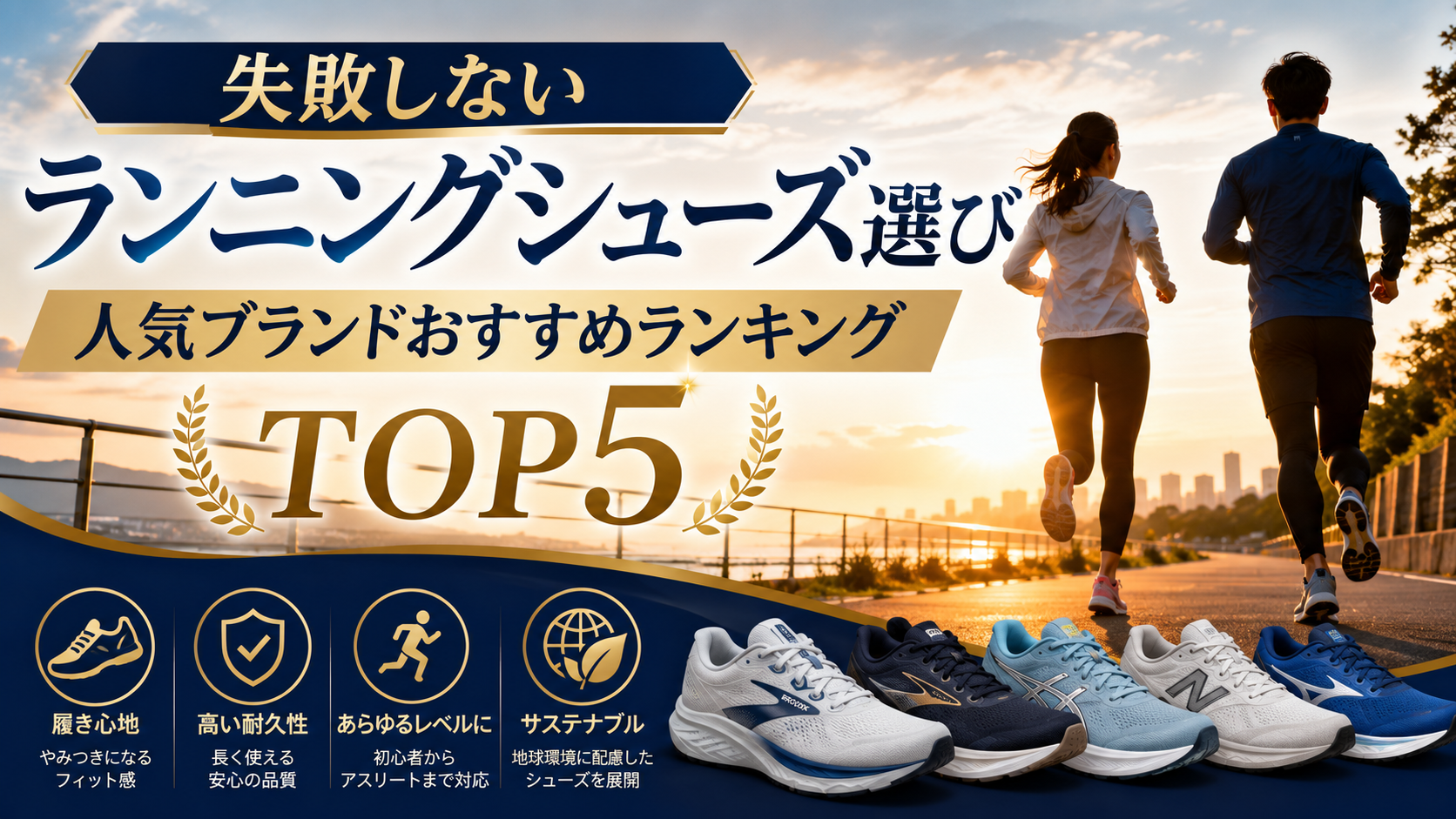失敗しないランニングシューズ選び｜人気ブランドおすすめランキングTOP5